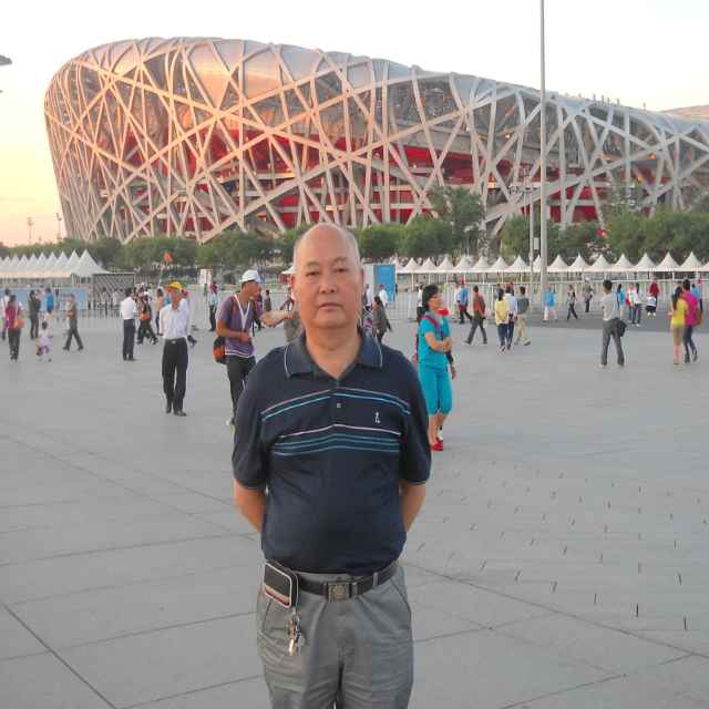 彩笔传情歌伟业，丹霞达意颂*党**恩，作者：向延法