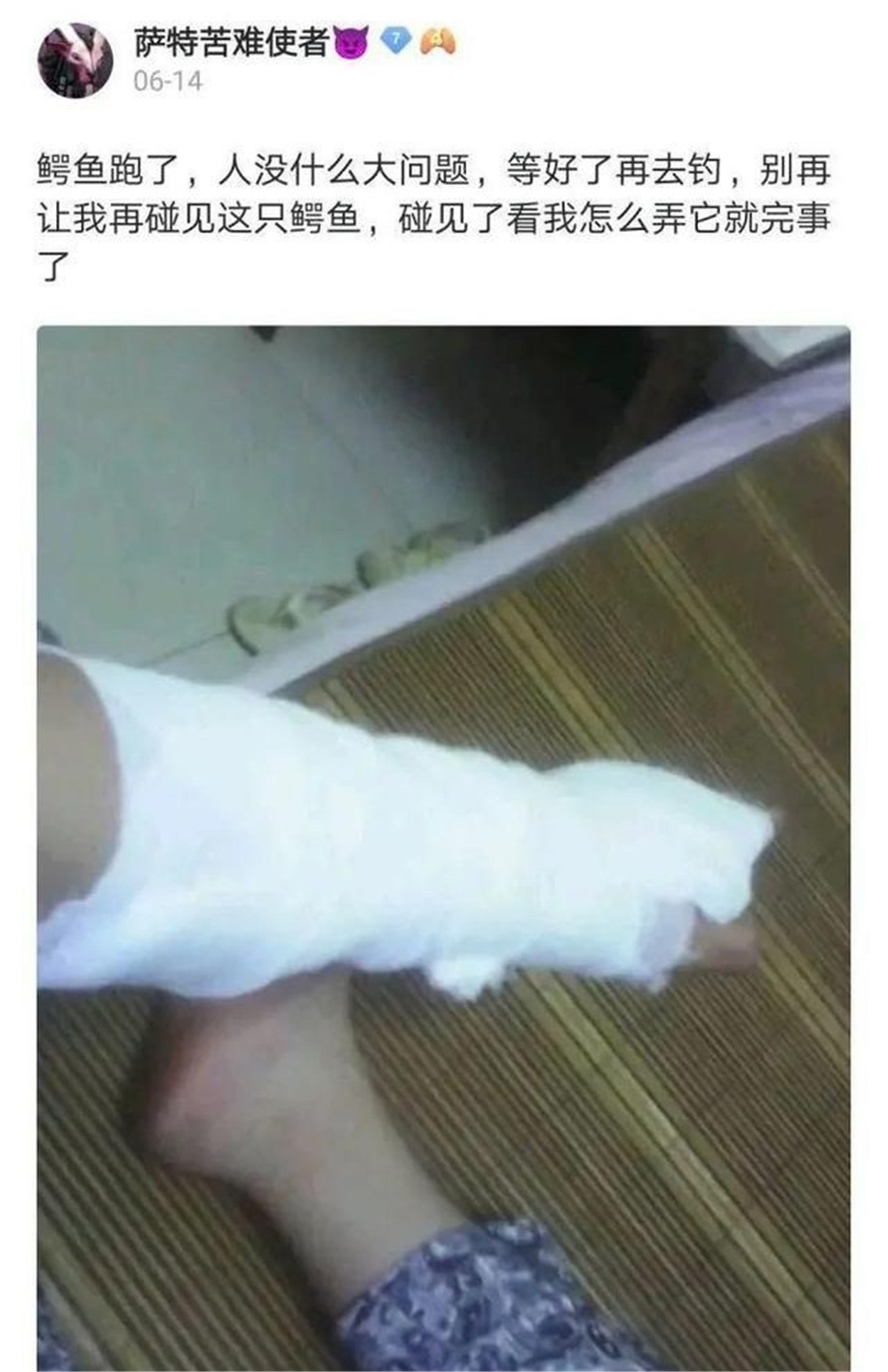 文能提竿安天下，武能执叉斗鳄鱼：鱼竿在手，万物皆有？