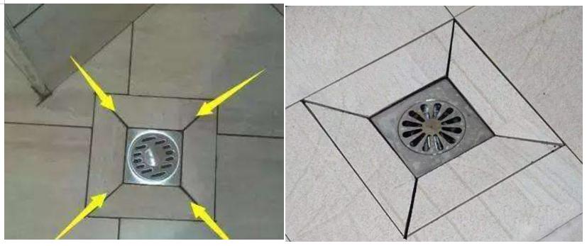地漏在最角落怎么贴砖,贴砖前地漏怎么处理