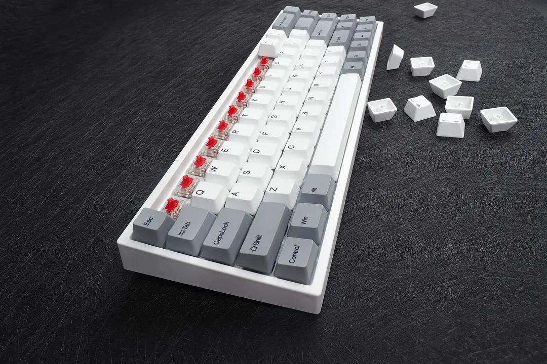 nj68机械键盘拆解,keydousnj81键盘评测