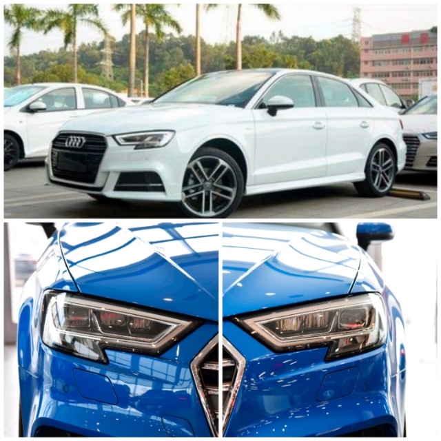 灯厂奥迪车灯最亮的一款,奥迪车灯高清大图