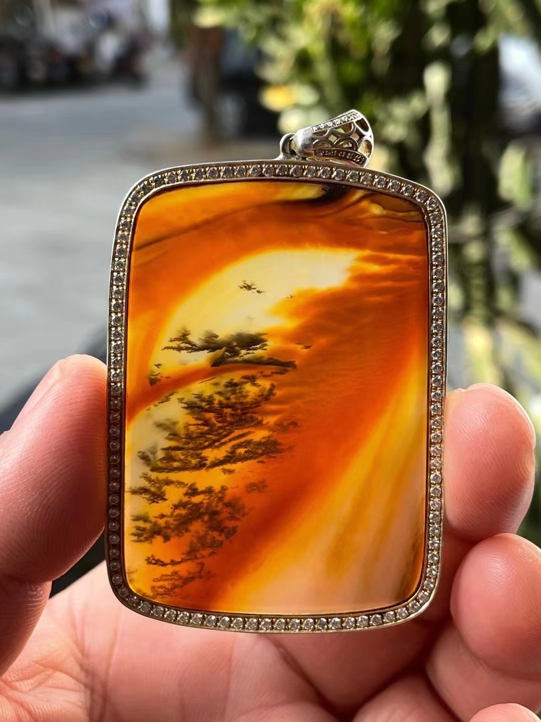 黄龙玉水草花与海洋玉髓,国玉黄龙玉水草花