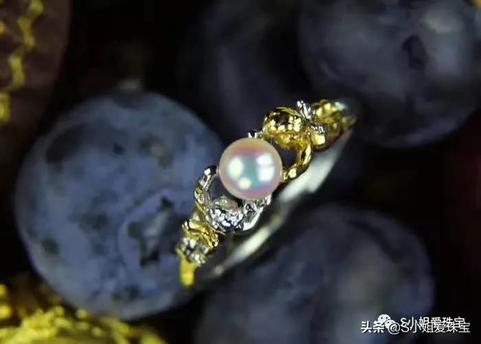 漂亮的珍珠戒指,经典珍珠戒指