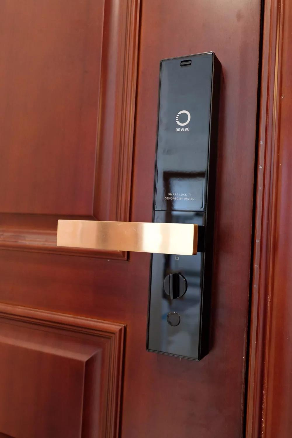 欧瑞博c1智能门锁安装细节,欧瑞博智能门锁怎么用钥匙开门