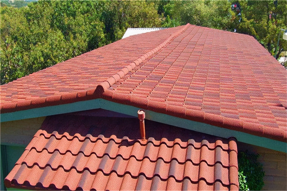 农村屋顶金属瓦,农村屋面水泥瓦