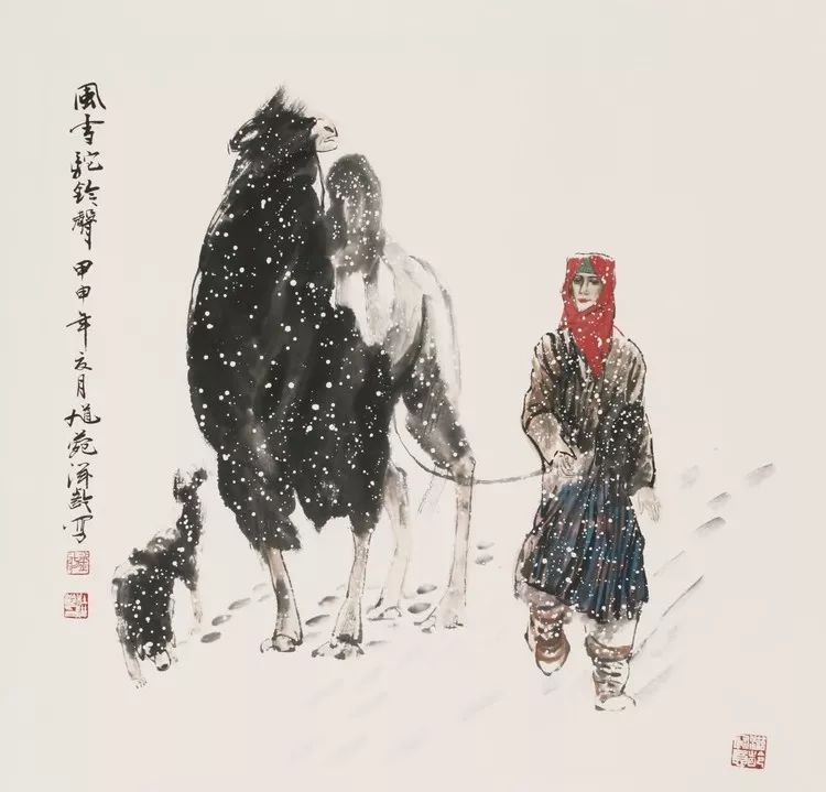 他从一个普通的美术编辑，到成就斐然的专业画家