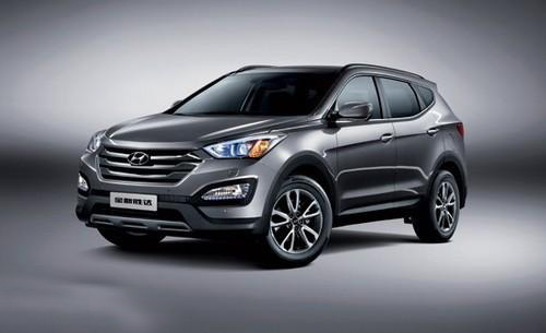 新款现代胜达实车很有霸气感,颜值高空间大省油七座suv