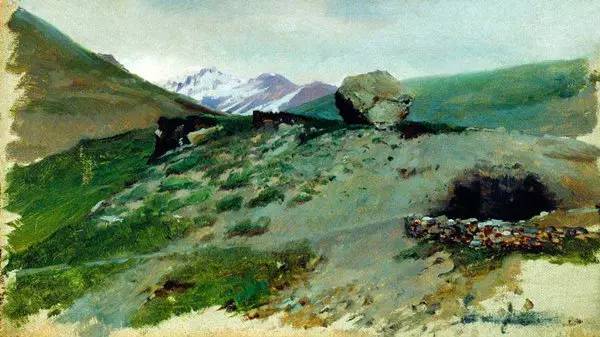 固体水彩画教程风景画,怎样画山水风景画教程