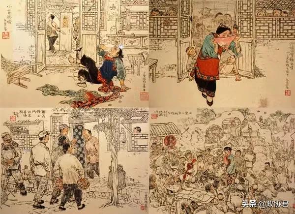 中国连环画名家经典贺友直,著名连环画大师贺友直老先生作品