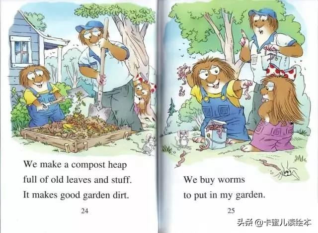 英语森林绘本故事,mygarden英语绘本小故事