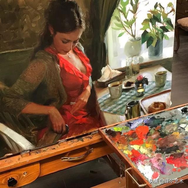 「经典油画」超美超性感的俄罗斯女郎人体油画欣赏