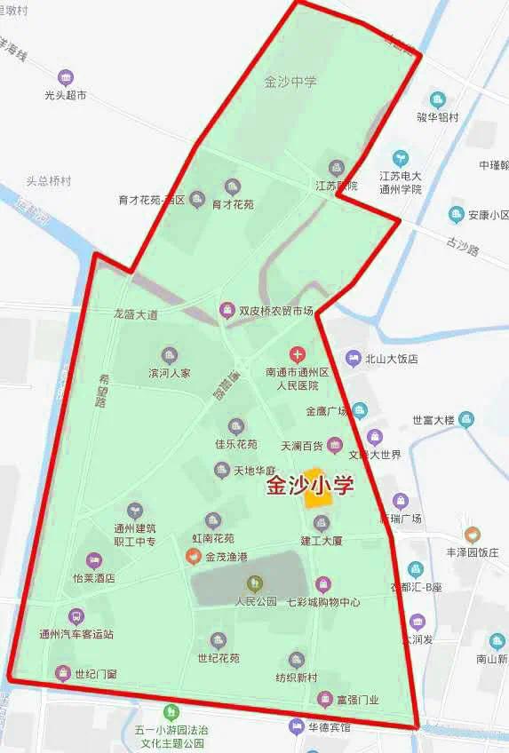 通州学校片区,2021年通州学校划片