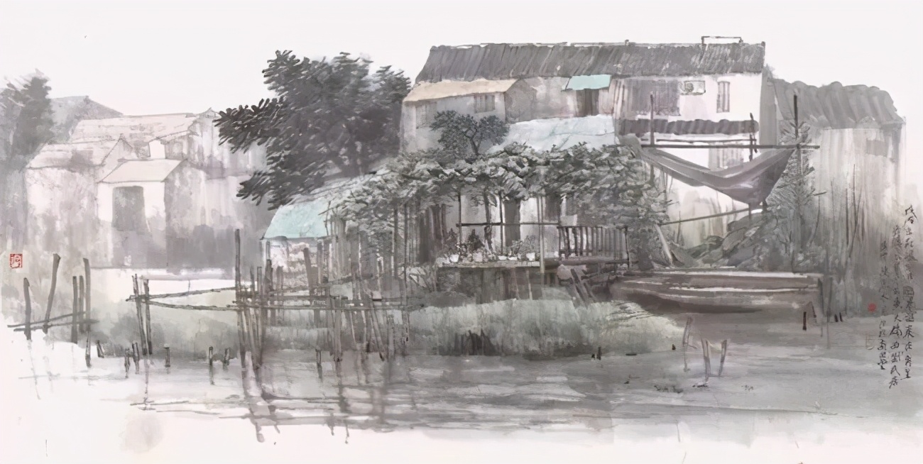 充满诗情画意的山水田园风光,慢慢体味令人陶醉的田园山水韵味