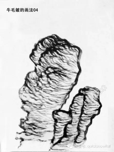 王飞飞山水画山石的画法,金学长山水画山石画法视频