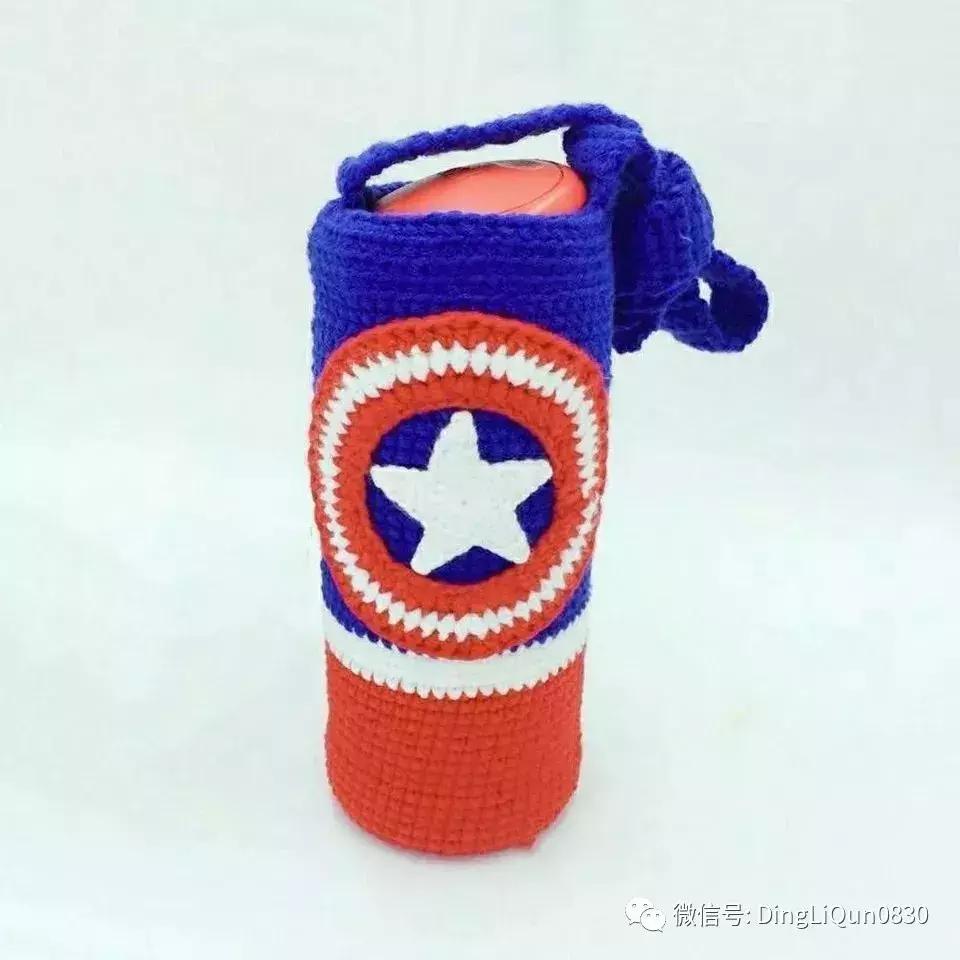 钩织保温杯套包包,钩织睡袋教程