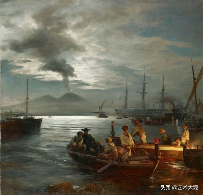 欧洲古典风景油画作品欣赏,德国古典画家风景油画作品