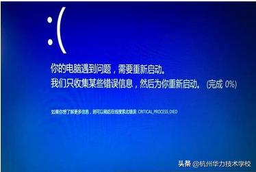 电脑蓝屏怎么办?-杭州华力学校