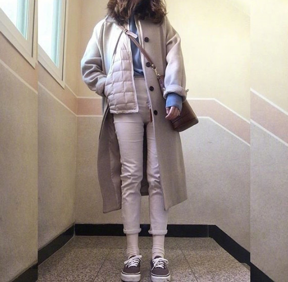 穿搭技巧显瘦显高穿什么裤,显瘦加绒裤遮肉显瘦穿搭