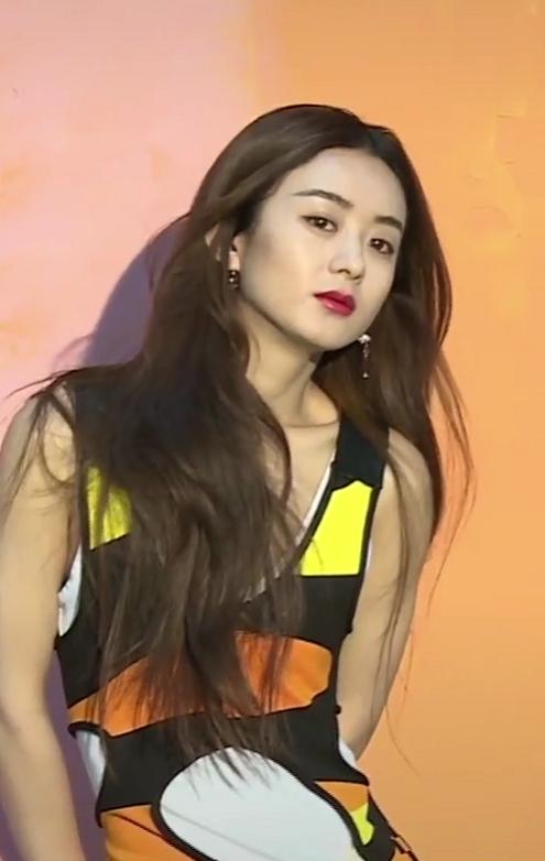 赵丽颖脸部特写高清图片,赵丽颖路人视角脸上有瑕疵