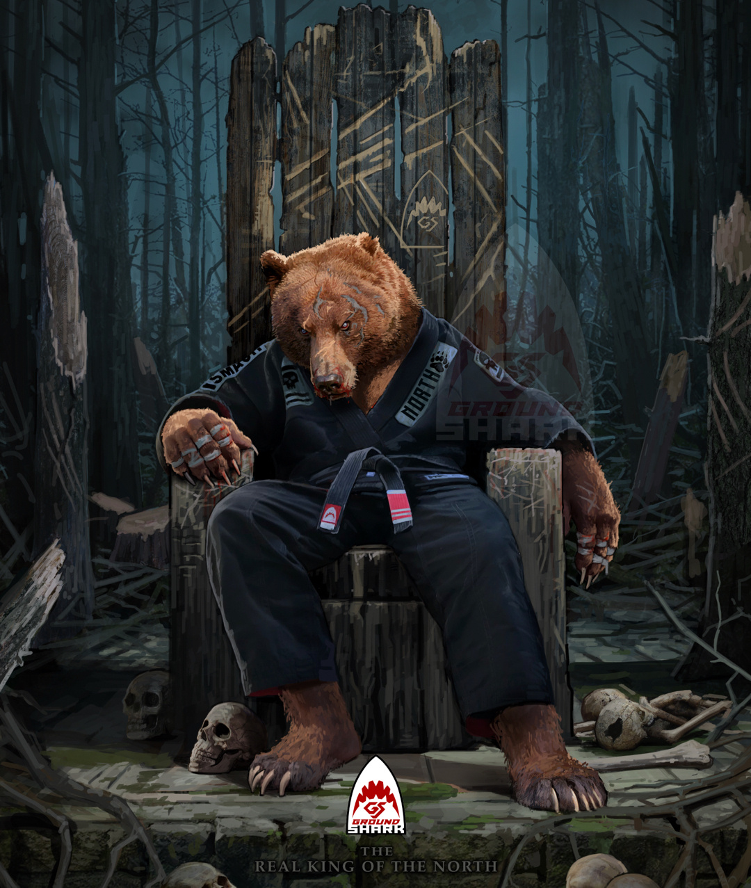 会巴西柔术的动物有多酷?让GroundShark(陆地鲨)告诉你