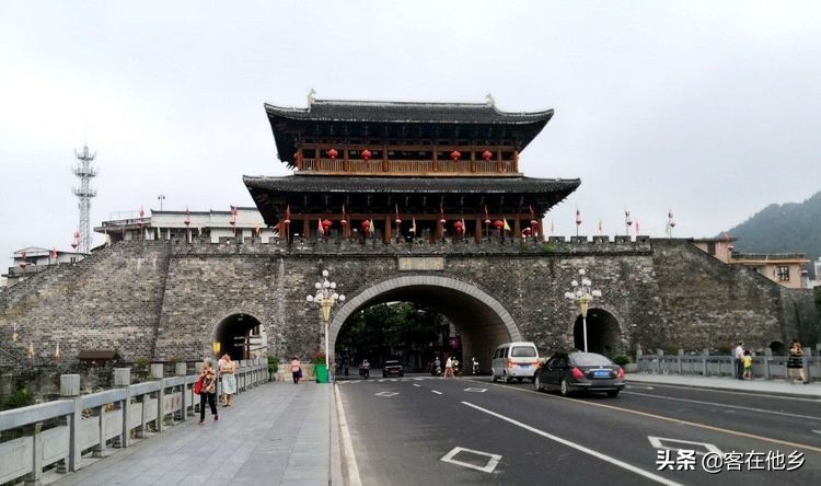 长汀县古街印象土特产,长汀古城异域风情