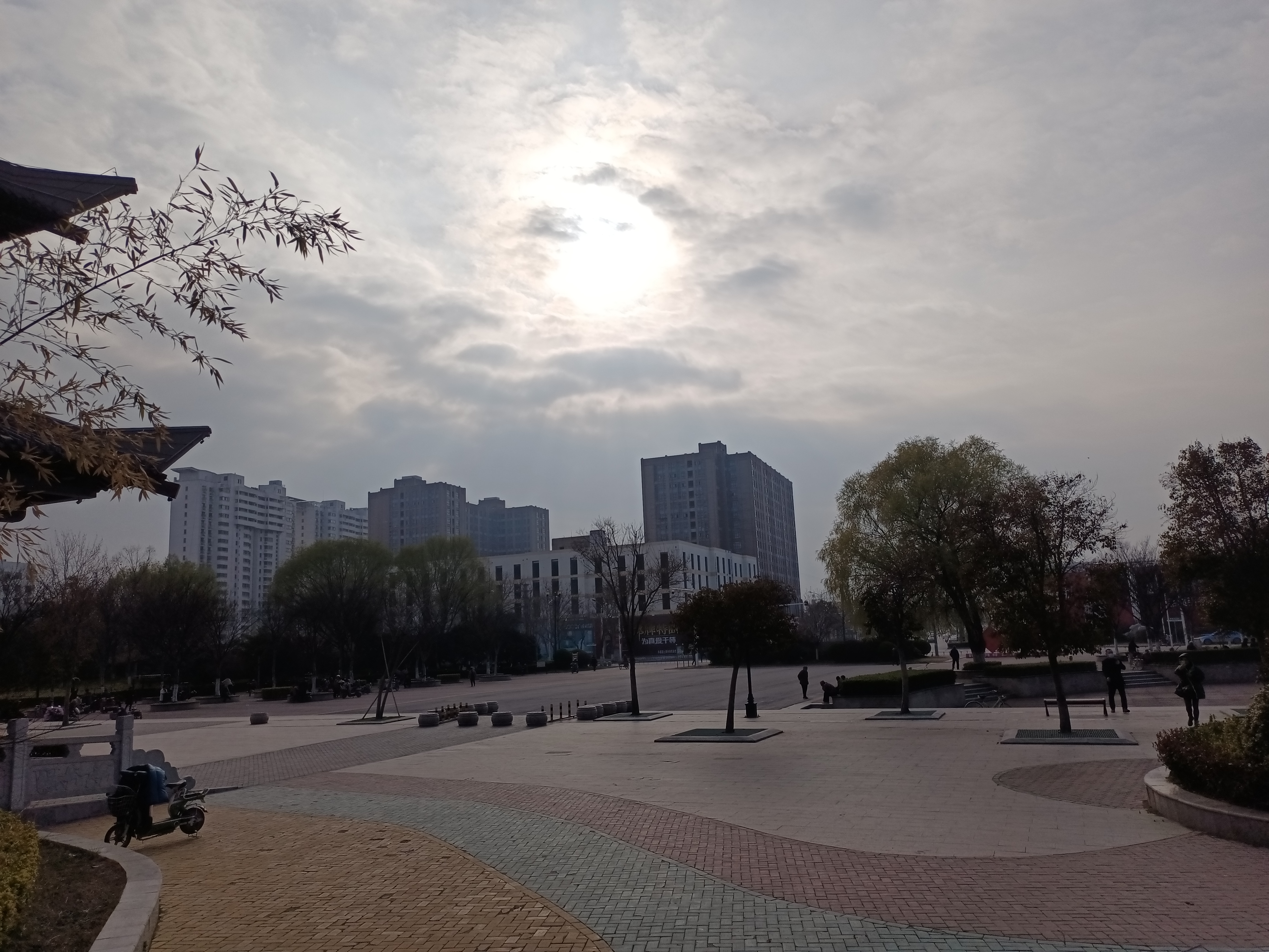 春暖花开正当时,丰县河滨公园成了很多丰县人的休闲胜地