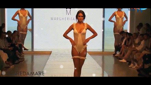 2019模特走秀晚礼服国内顶尖超模,意大利时尚内衣走秀2019