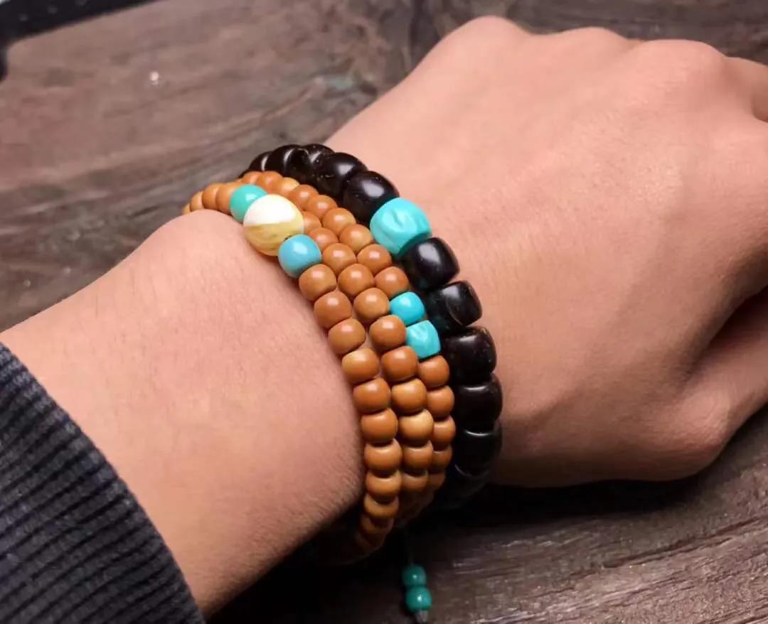 长串配饰如何搭配好看,多个手串如何搭配配饰好看