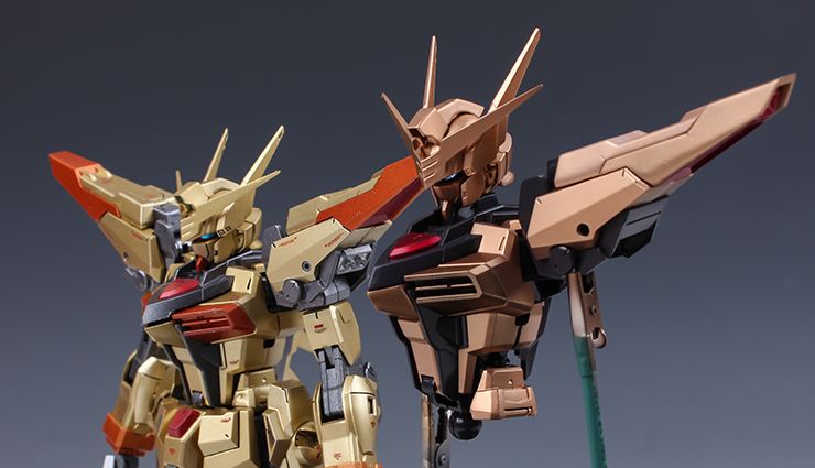 佳作：瘦脸神技，黄金拂晓高达改造