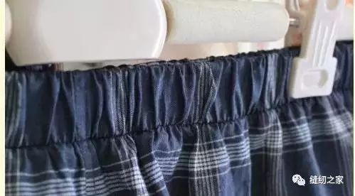松紧裤带怎么打结好看,裤子服装厂松紧裤缝制方法