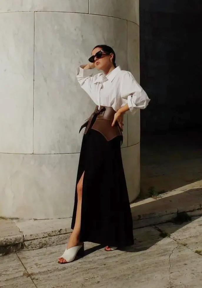 一条腰带拯救一条碎花裙,一条神奇的束腰带