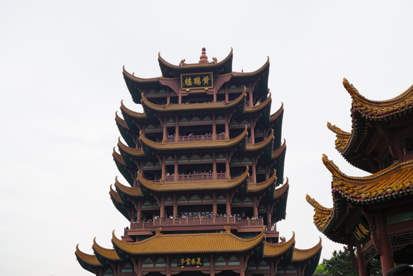 万里长江第一楼黄鹤楼,天下江山第一楼黄鹤楼