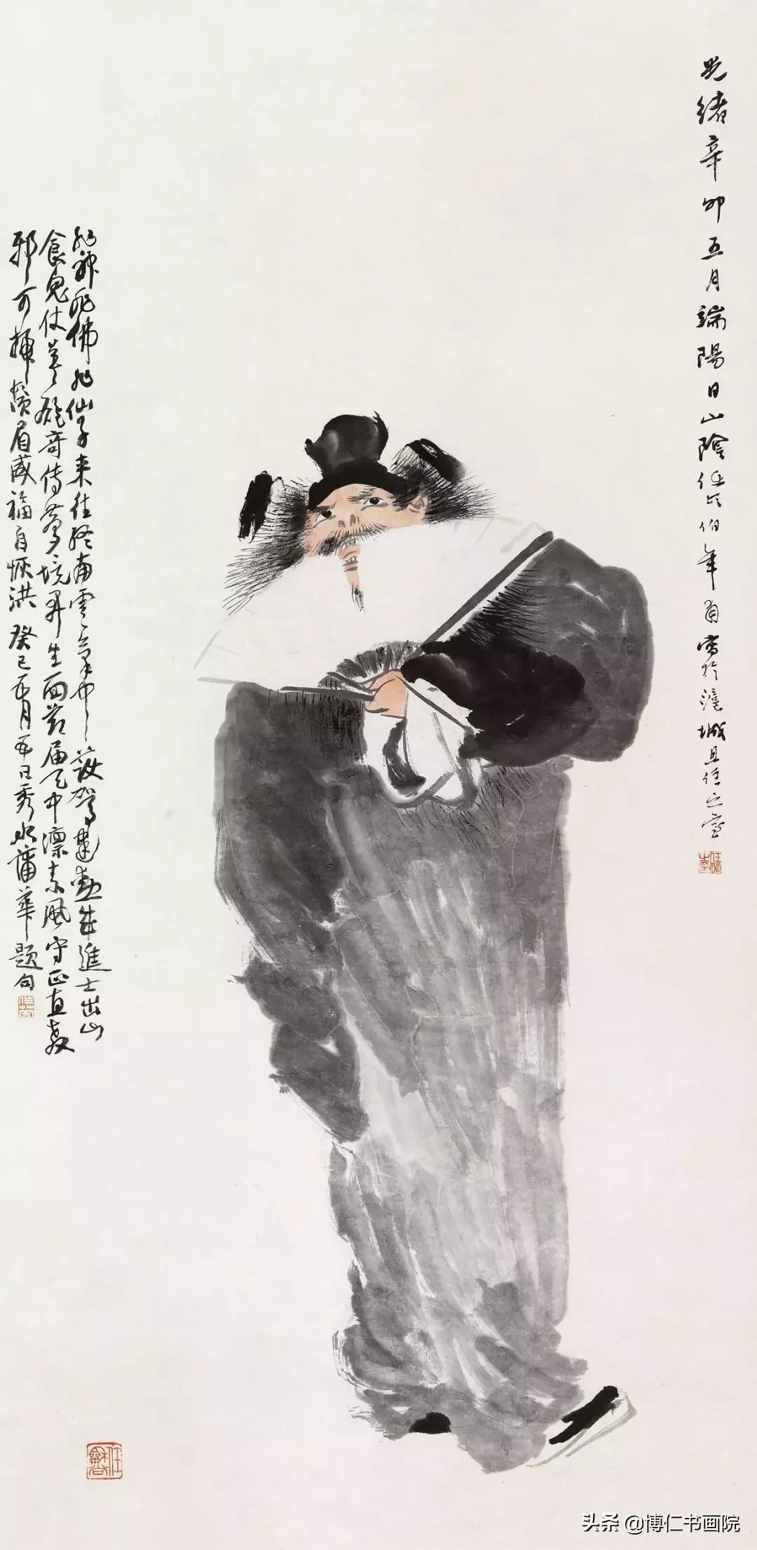 任佑年人物画无人超越的线条 (任伯年人物画高清大图)