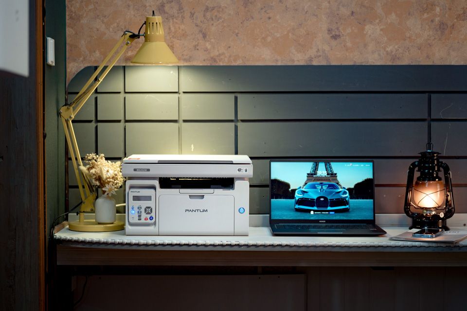 打印复印扫描一机搞定,无线连接轻松掌控——奔图M6202W,青春版