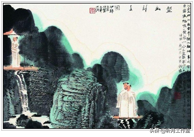卢禹舜中国画欣赏,卢禹舜先生山水画创作