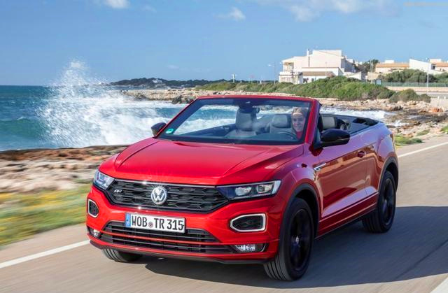 敞篷版大众t-roc这也太浪漫了吧,海外版全新大众t-roc曝