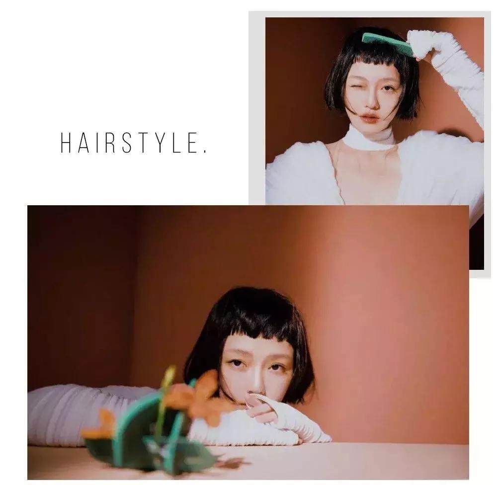 有刘海30-40岁懒人减龄扎发显脸小,除了齐刘海长脸型还适合什么刘海