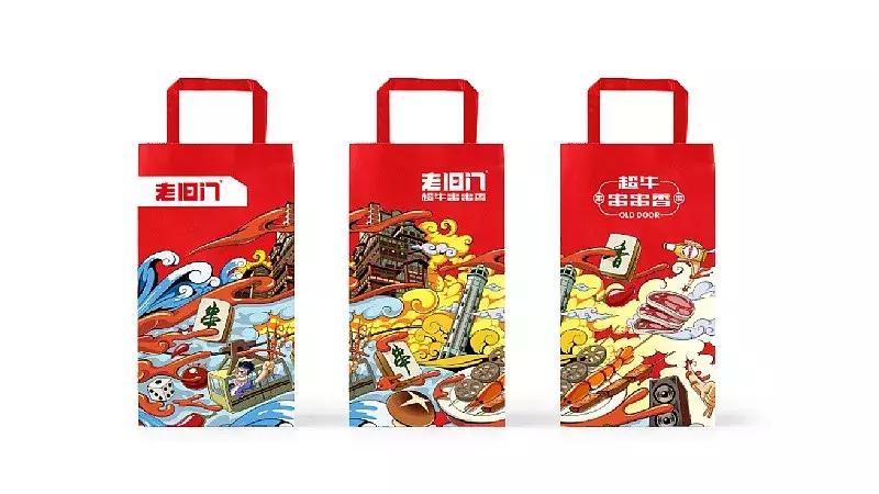 串串香店铺装修设计,串串店装修风格国潮