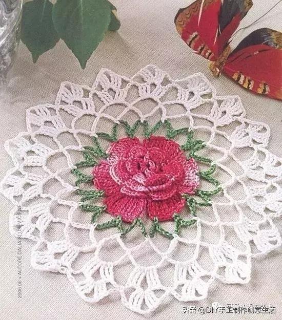 钩餐桌垫,钩餐桌垫视频教程