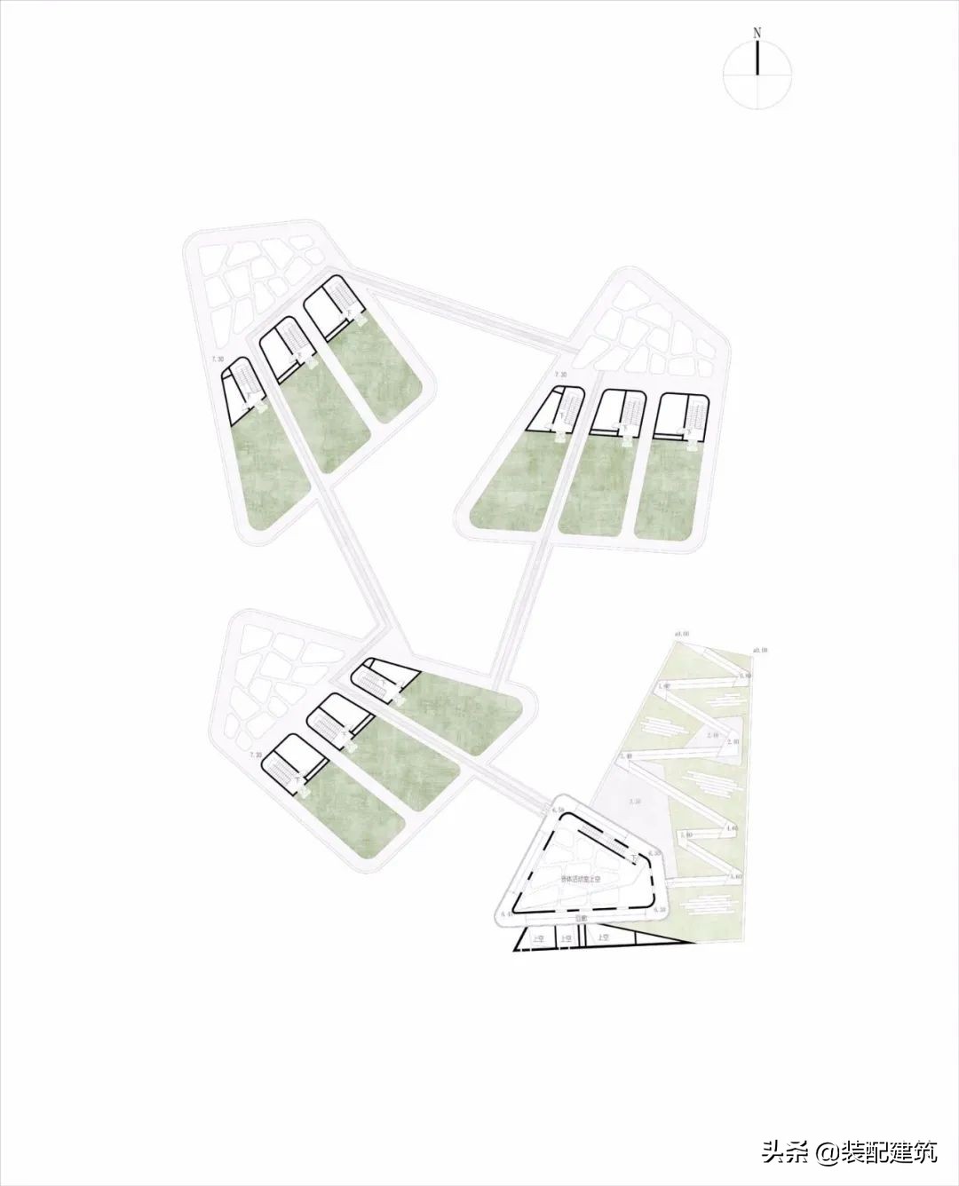 高档幼儿园设计——“院落式”打破传统简单的空间等级