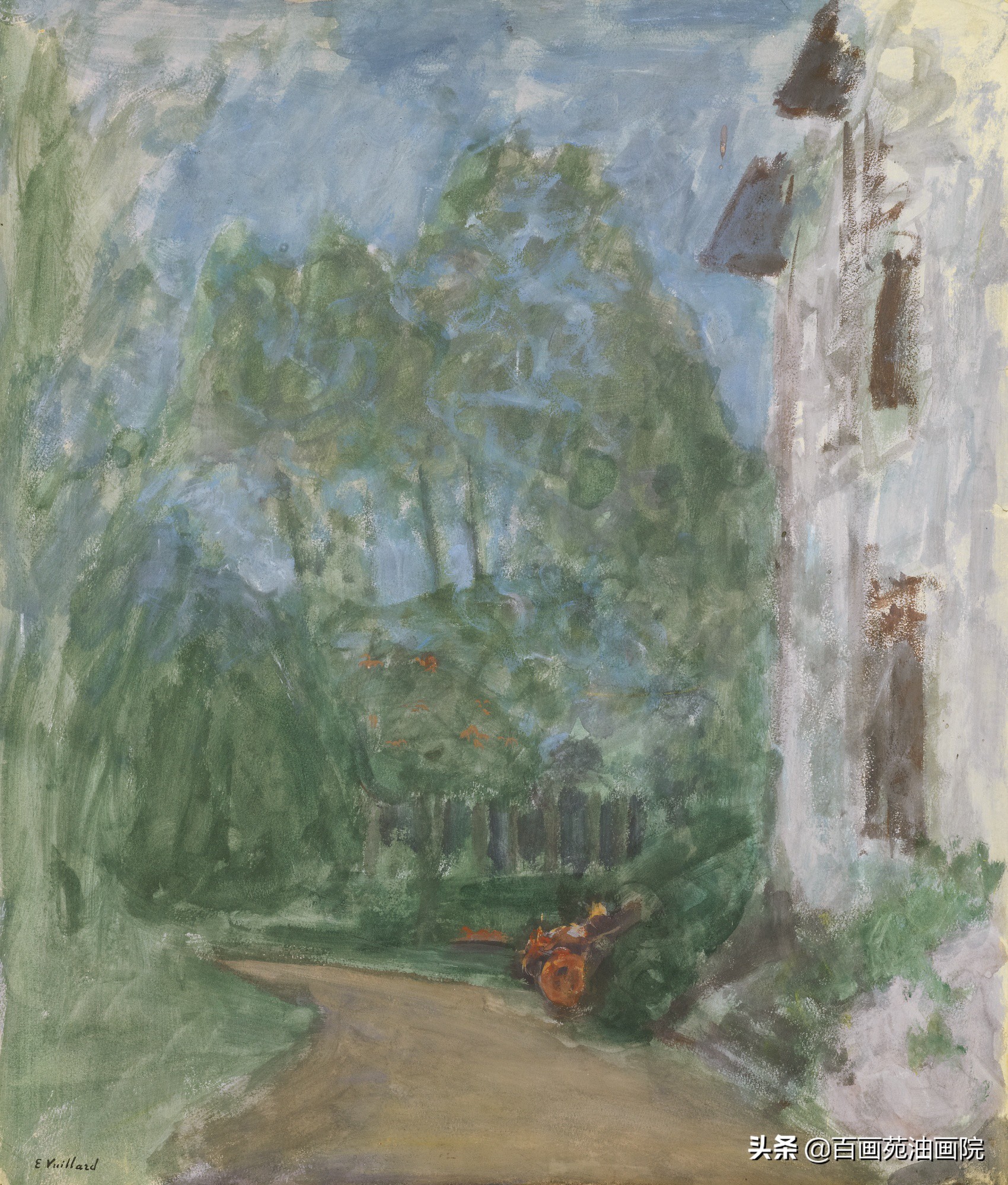 油画纳比派物象变形方法