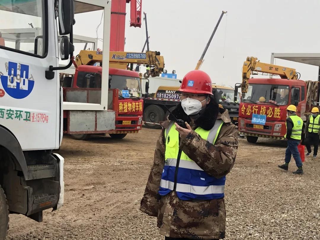 中建三局西安市公共卫生中心项目,西安市公共卫生中心项目施工现场