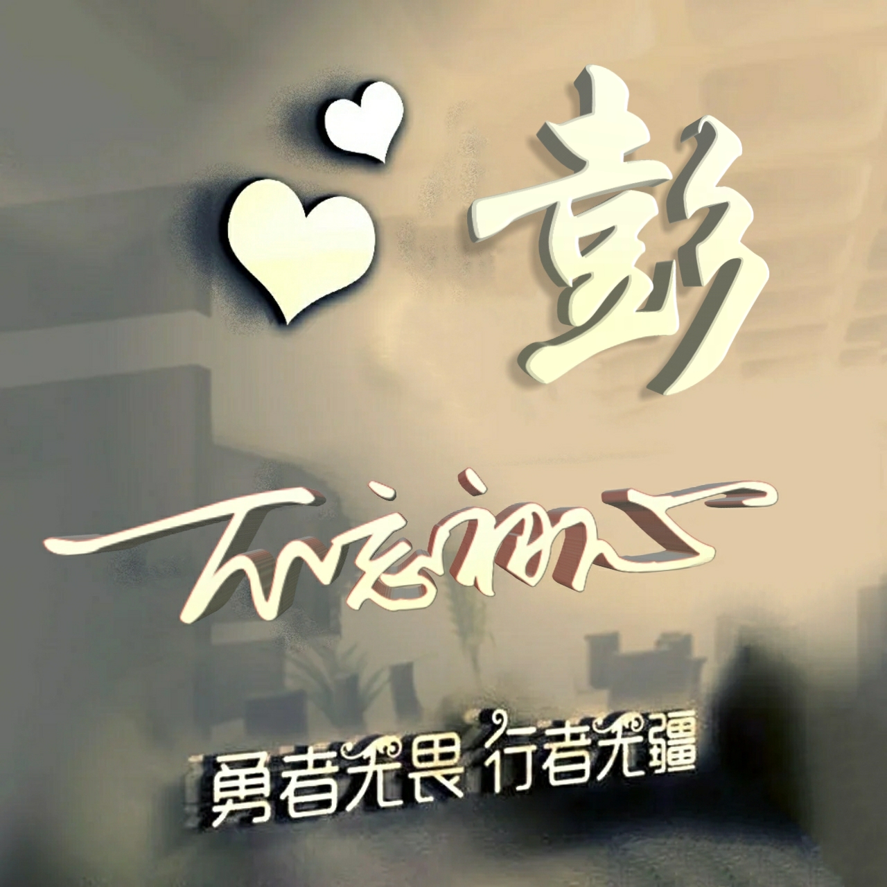 勇者无畏励志姓氏头像王,行者无疆勇者无畏智者无惧