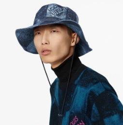 lv2022新款男士古巴链,lv古巴竹节项链蓝色