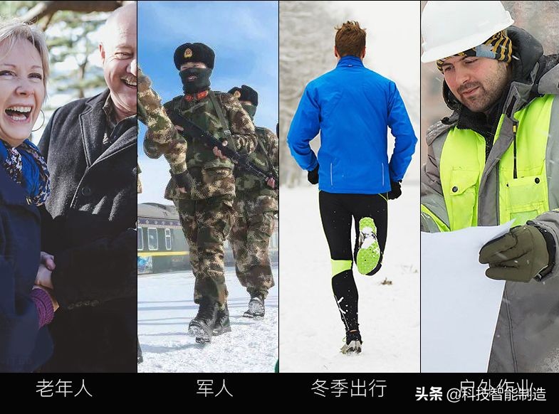 护膝保暖老寒腿自发热棉裤外穿,自发热薄护膝