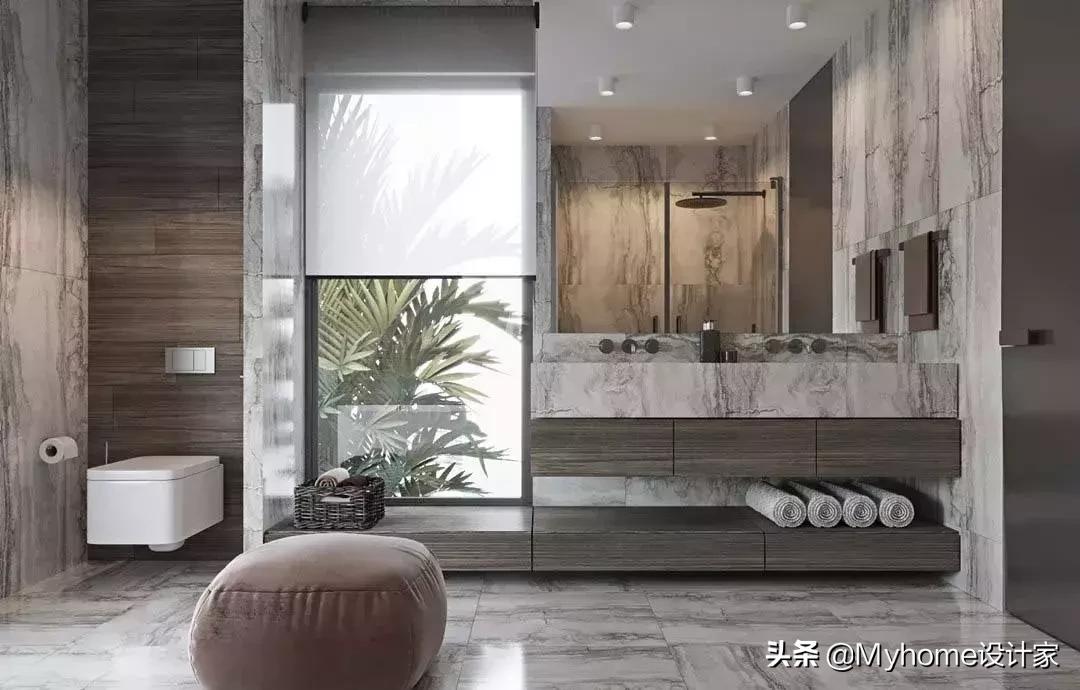 三分离卫生间怎么做实用效果图,6平方卫生间三分离装修效果图