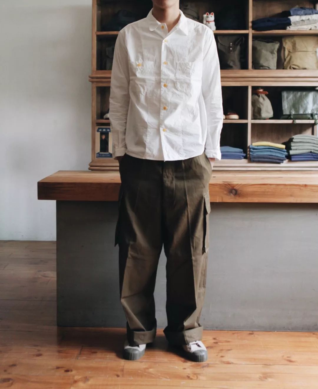 很酷的军装裤,适合学生党的军装裤