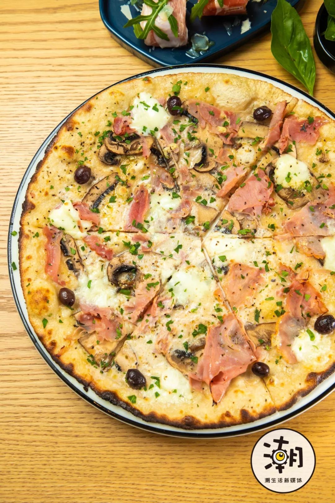 法式薄底比萨,0.9寸披萨