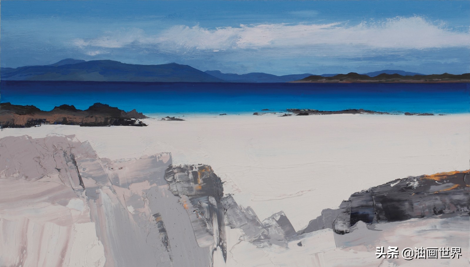 美国画家大峡谷古典风景油画,美国油画家埃里克瓦列斯的风景画