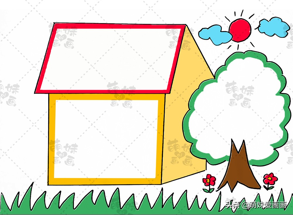 6-12岁儿童抗疫绘画手抄报简单,居家抗疫手抄报简单又好看